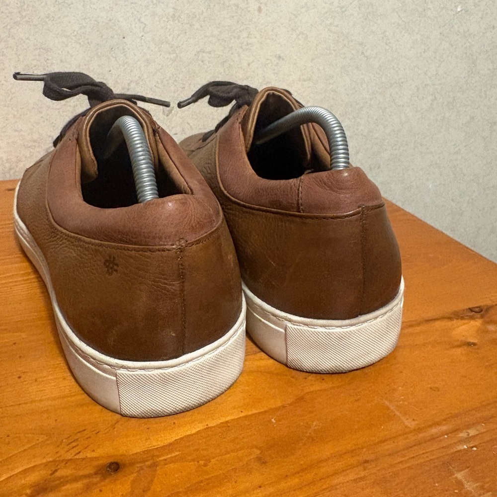 Brothers United Arizona Men's Casual Shoes Size 12 M, Brown Leather Sneakers - Picture 4 of 8
